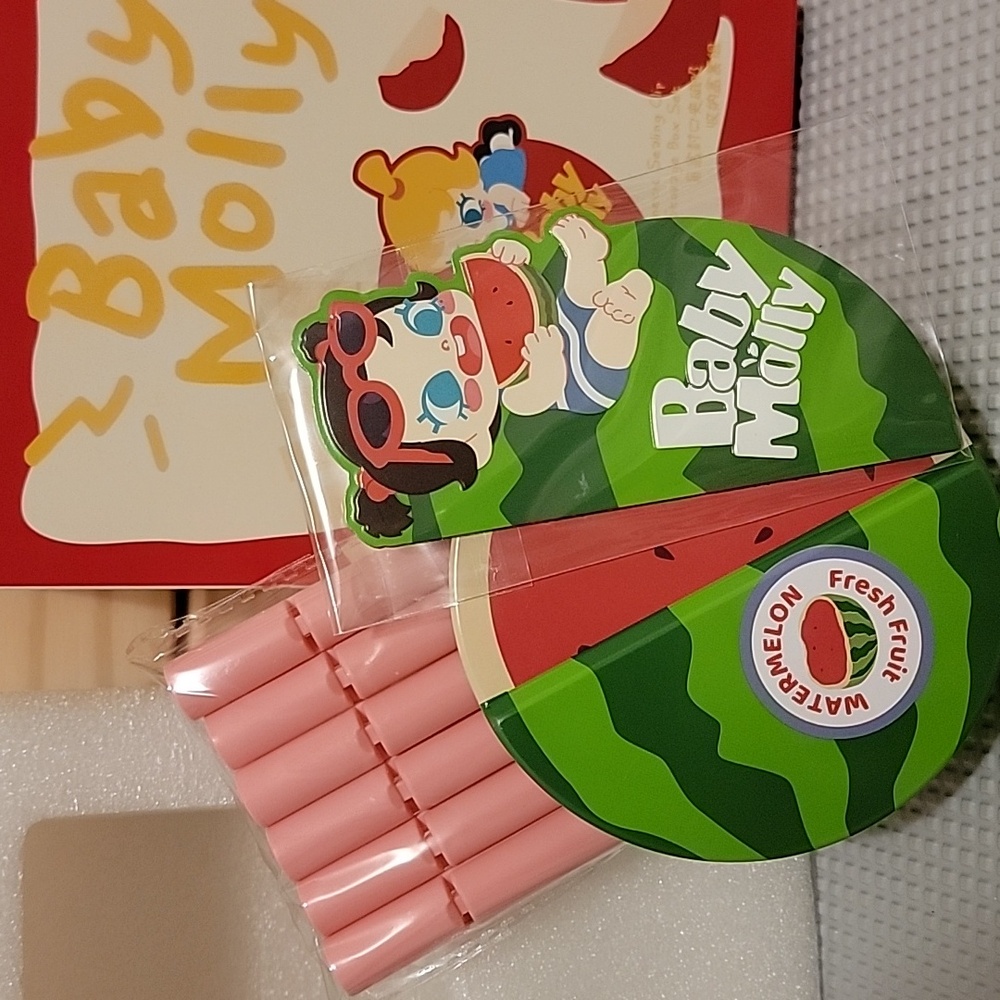 Pop Mart Baby Molly Fruity Aroma Magnetic Sealing Clip Storage Box Set